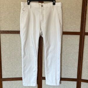 Diesel Slim Chino Men's White Pants - 34x27”